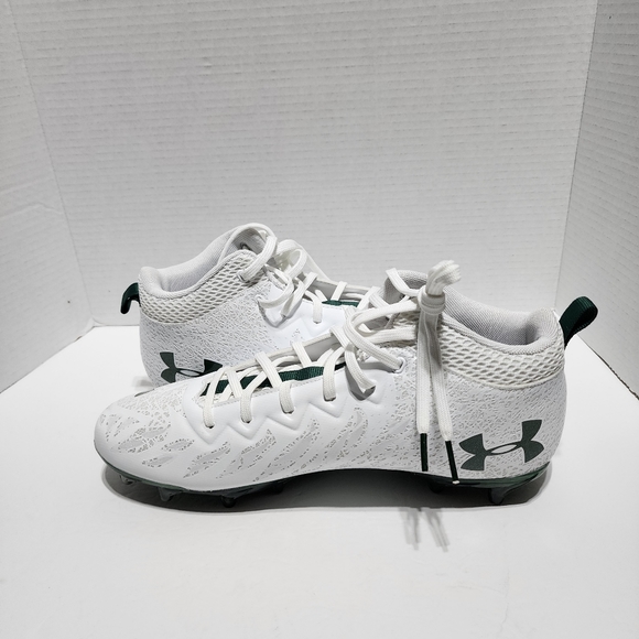 Men Under Armour Spotlight UA 4D Foam Football Cleats White 3023963-104 Size 11 main image 6